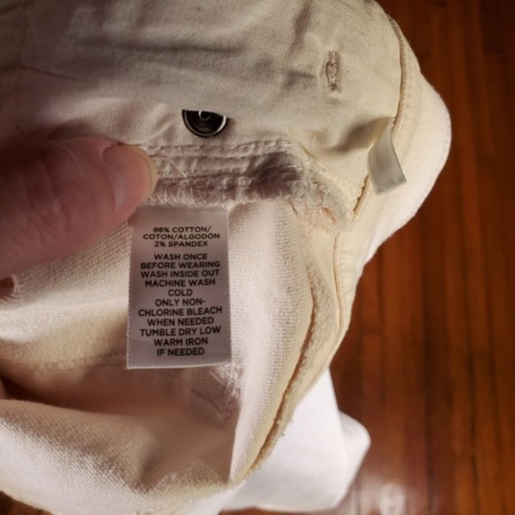 Loft Pastel Pink Jeans Modern Cuffed Crop Denim Preppy Blush Stretch Cotton 2 - Picture 6 of 6